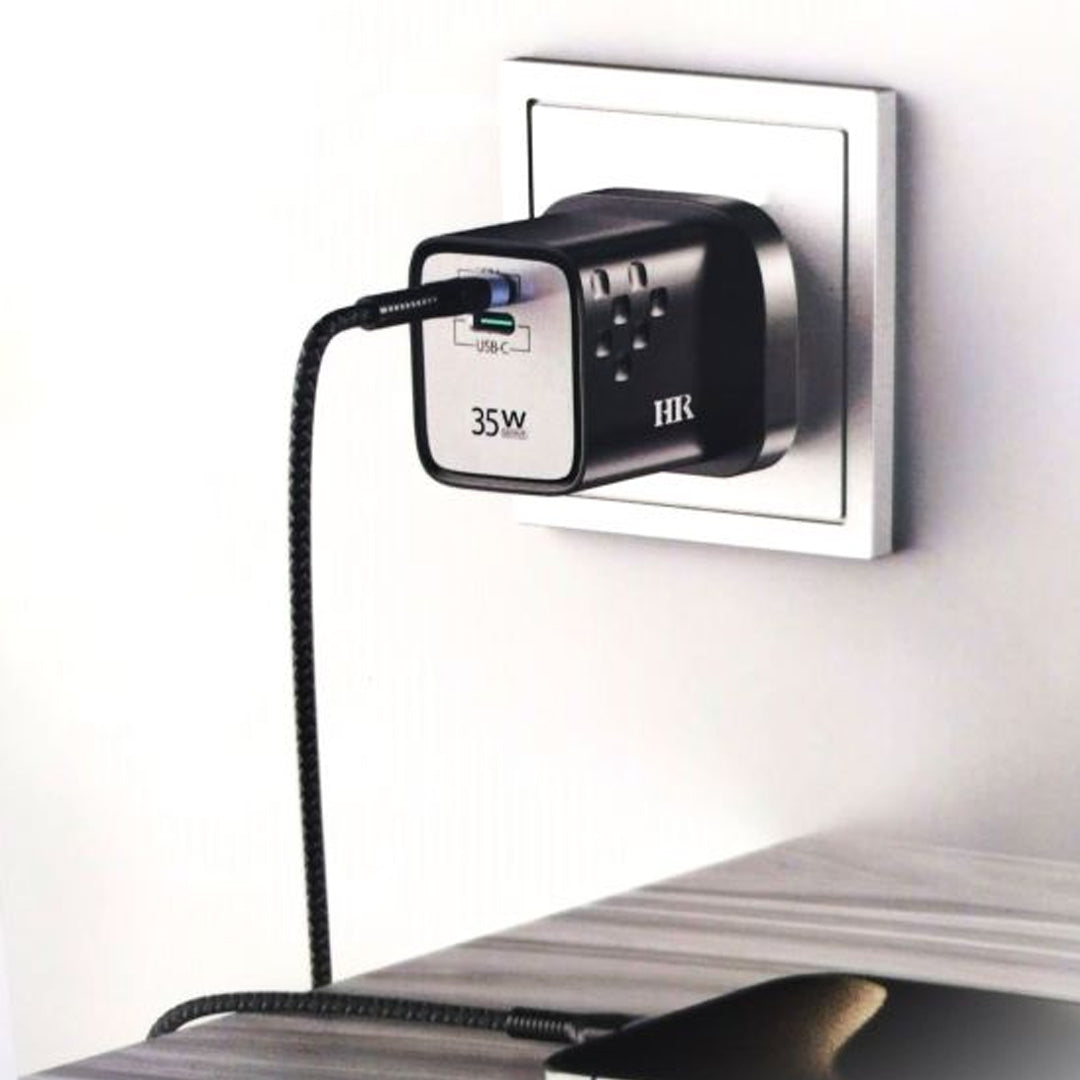 HR-820PD 35W USB-C & Lightning Dual Port Fast Charger