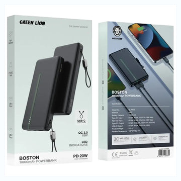 Green Lion Boston 10000mAh Power Bank