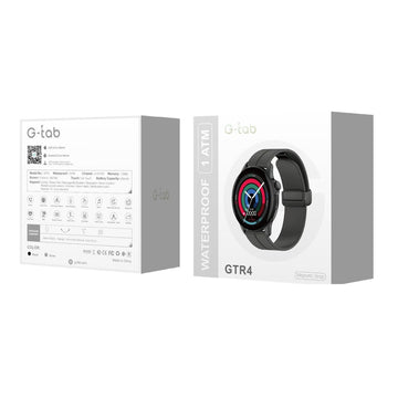 G‑tab GTR4 Smartwatch – 1.39" HD Display, 24/7 Health Tracking, 100+ Sports Modes, 1ATM Waterproof Smart Watch