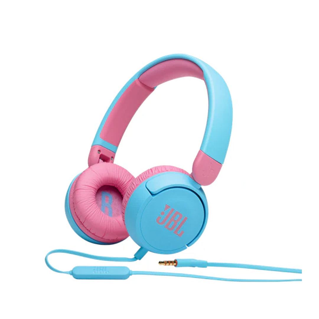 JBL JR310 Wired On‑Ear Kids Headphones – Safe Sound, Lightweight & Comfortable Kids Headset with Mic