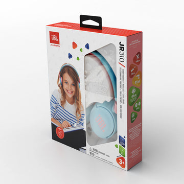 JBL JR310 Wired On‑Ear Kids Headphones – Safe Sound, Lightweight & Comfortable Kids Headset with Mic