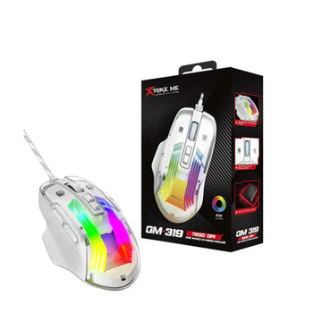 Xtrike Me GM-319 Gaming Mouse RGB Wired Gaming Mouse – 7200 DPI High Precision, Ergonomic Design with 7 Buttons for PC & Laptop