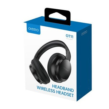 Oteeto OT11 Wireless Headband Headset – Bluetooth Over-Ear Headphones with Deep Bass & Long Battery Life