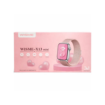 WISME X13 Mini Smart Watch 3-in-1 with 3 Straps