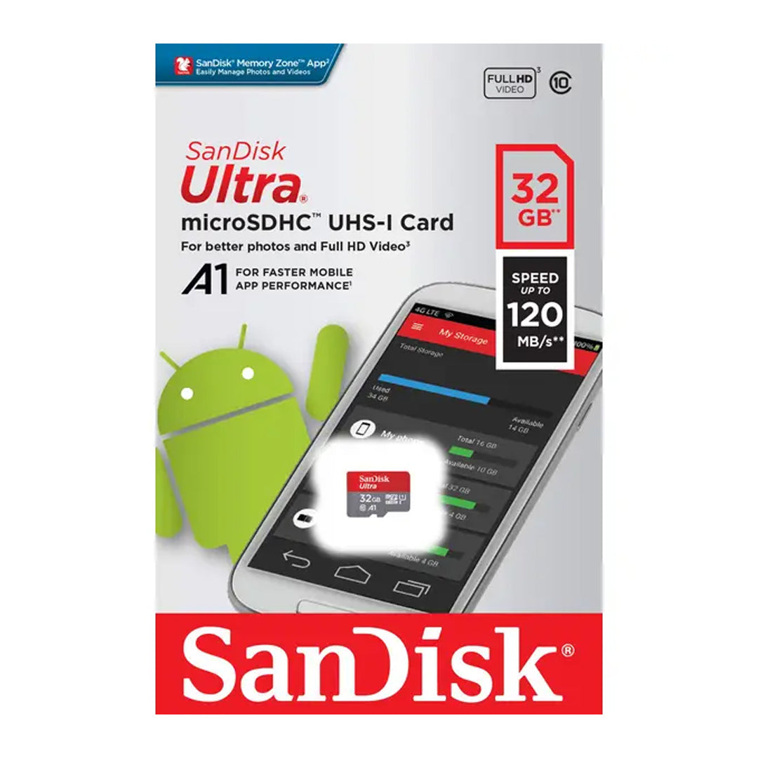 SanDisk Ultra microSD Card 8GB | 16GB | 32GB | 64GB | 128GB