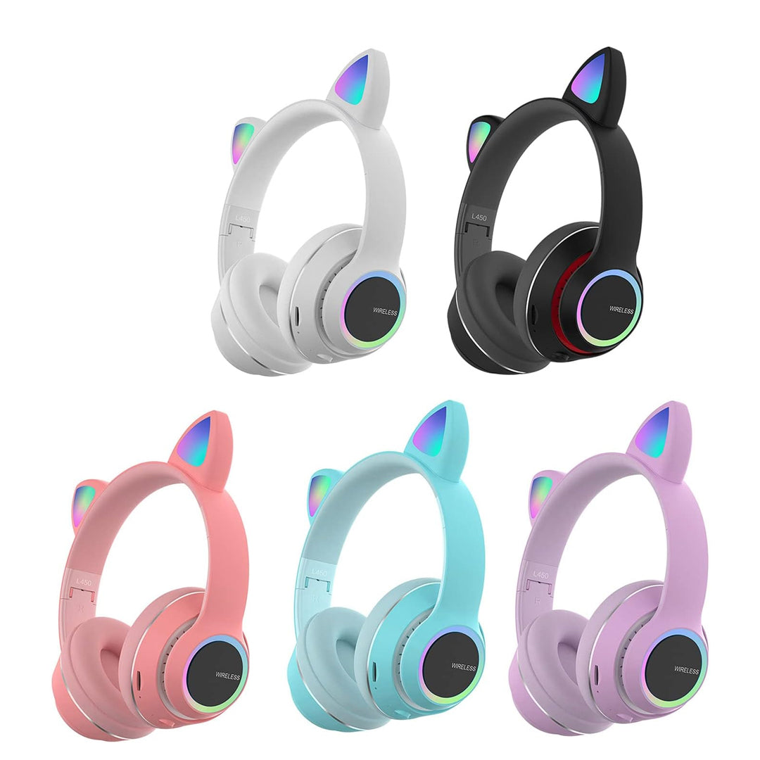 L450 LED Cat Ear Bluetooth Wireless Headphones
