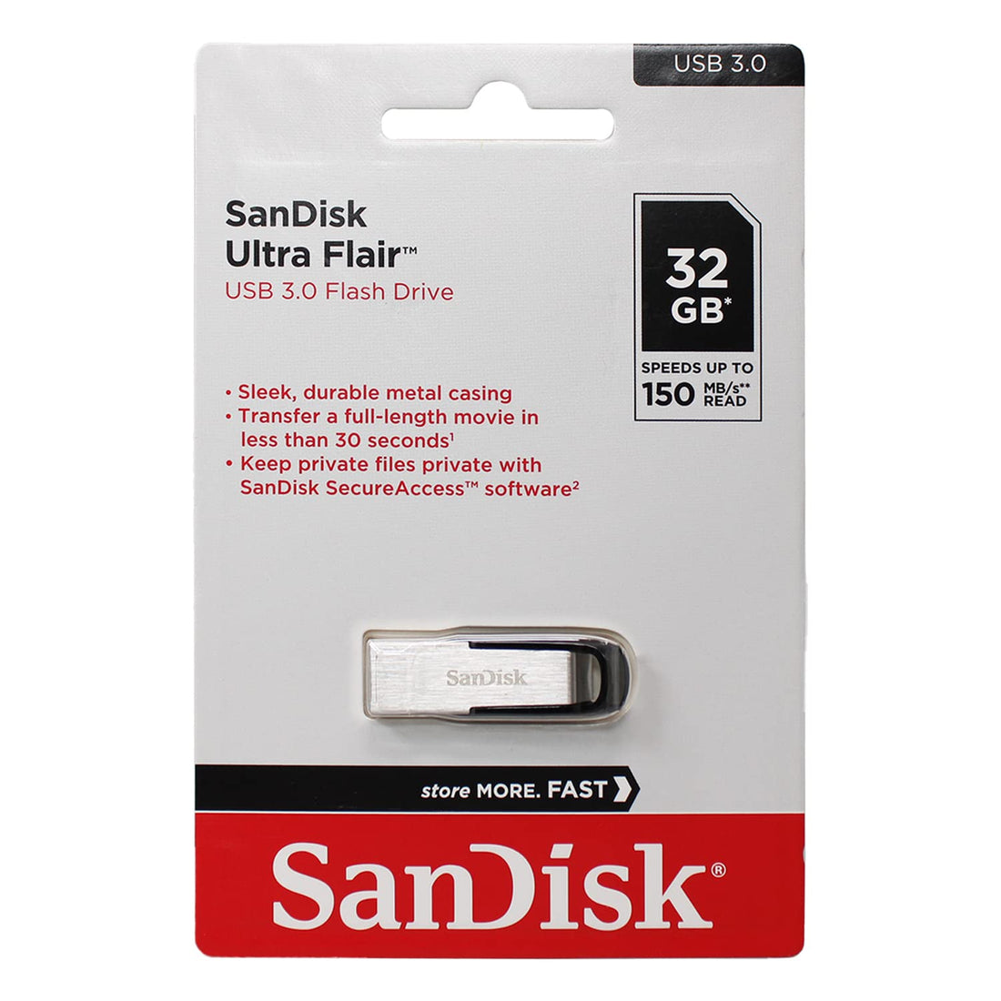 SanDisk Ultra High-Speed Metal USB Flash Drive | 16GB-512GB | 150MB/s